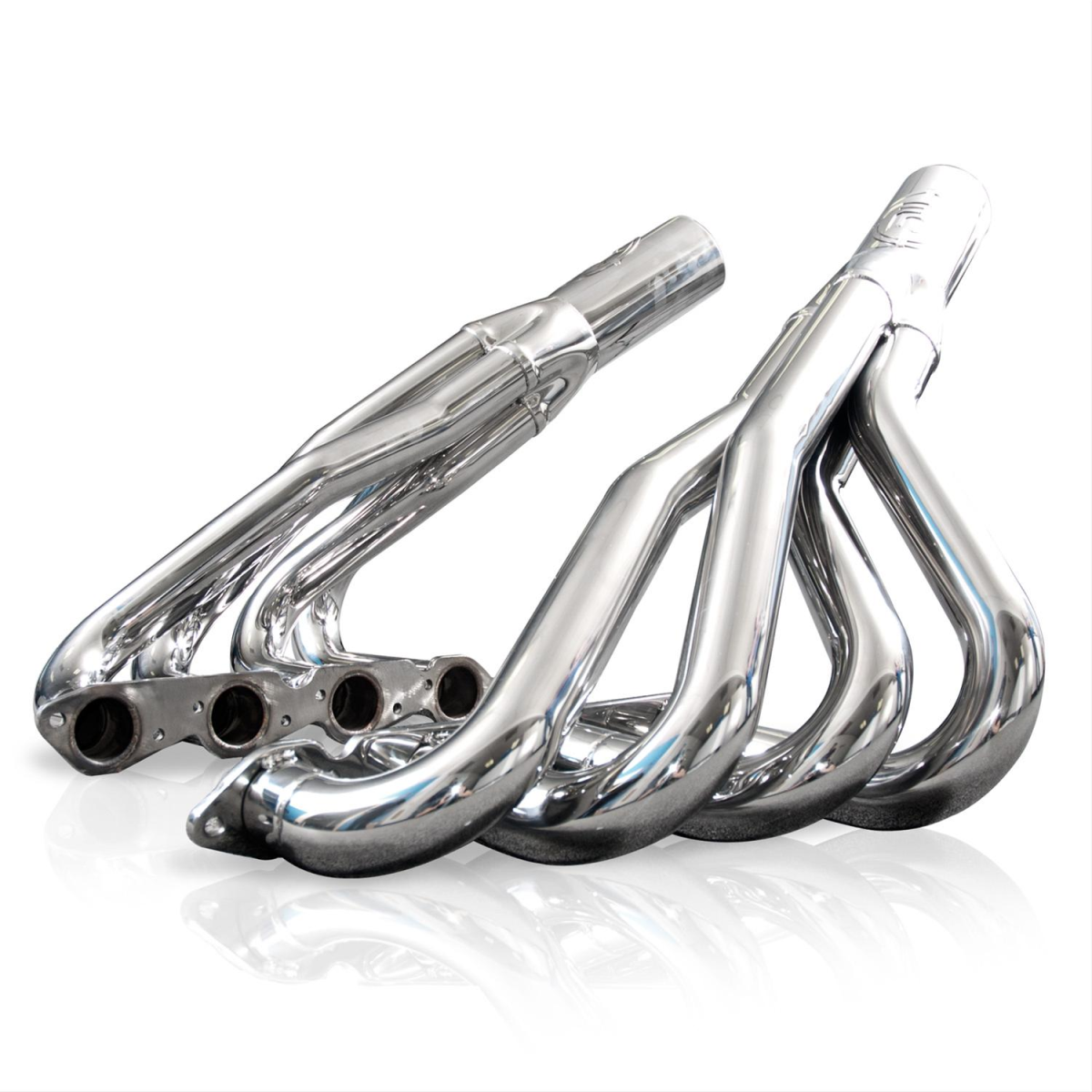 Trickflow - Trick Flow BBC Dragster Upswept Stainless Steel Long Tube Headers 2 1/4" x 4" - Image 1