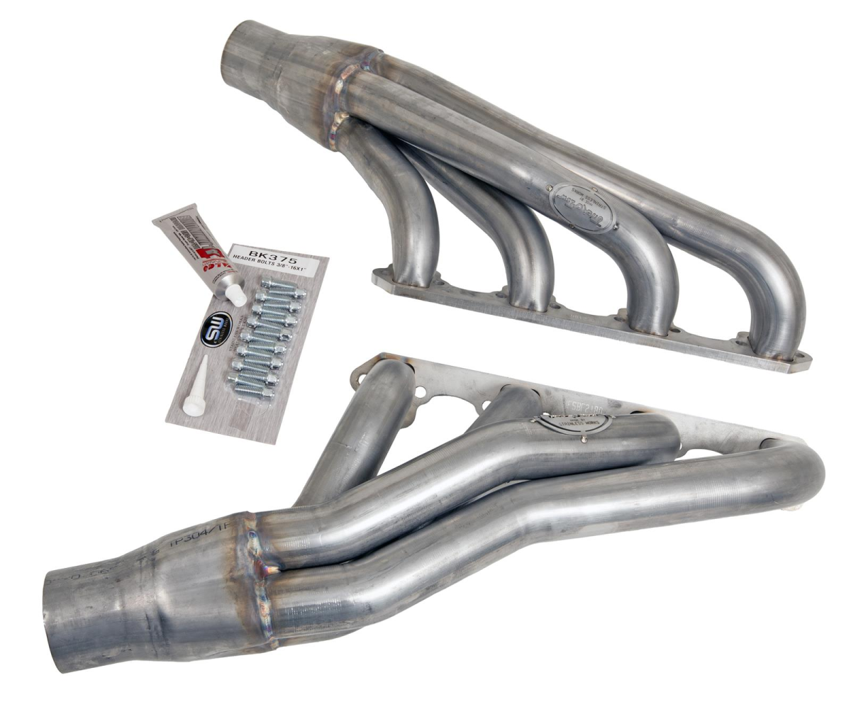 Trickflow - Trick Flow SBF Turbo Stainless Steel Long Tube Headers 1 7/8" x 3" For Twisted Wedge/TW 11R/Victor II/ Brodix T1F STD X/SVO N351 Heads - Image 1