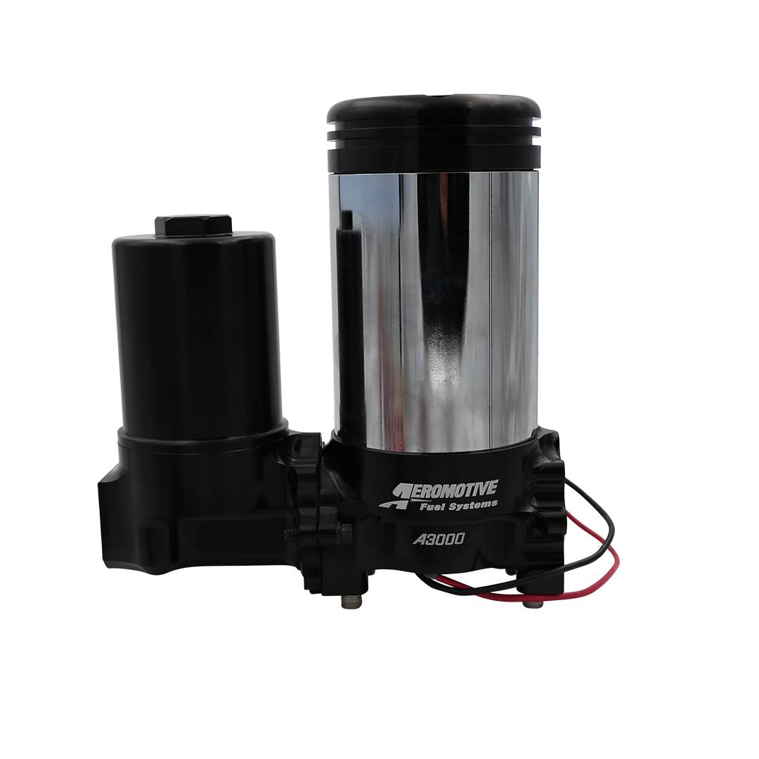 Aeromotive - Aeromotive A3000 Drag Race Carbureted 1544 LPH Fuel Pump & Filter - Gas & E85 Compatible - Image 1