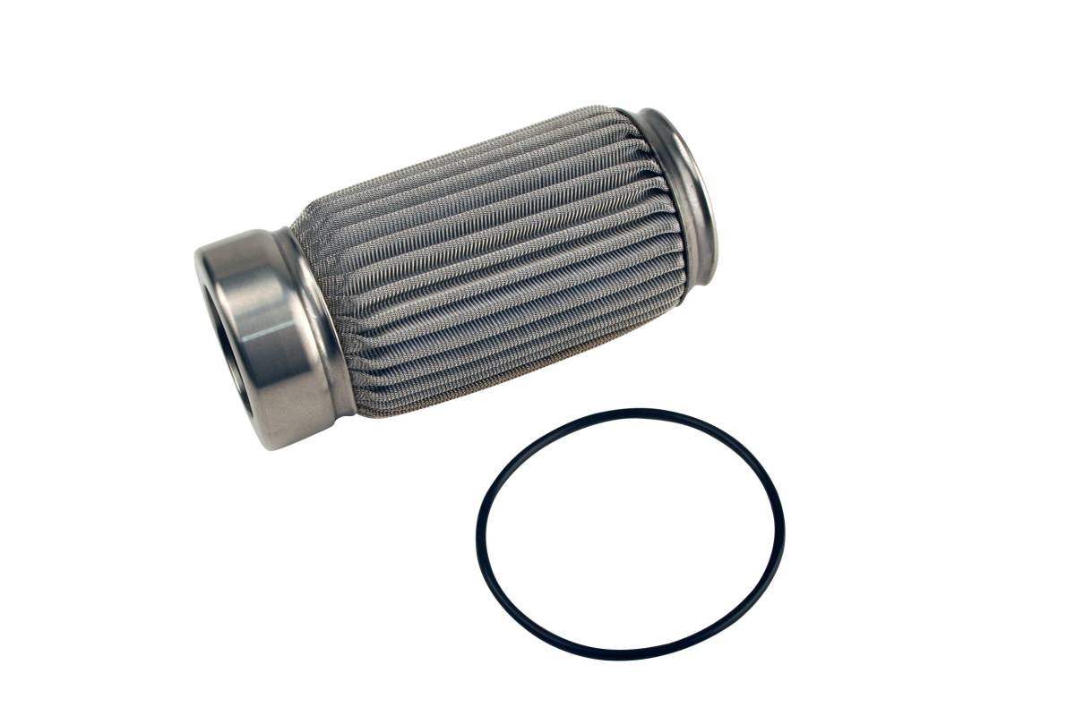 Aeromotive - Aeromotive Replacement Element Crimp Construction 100-Micron Stainless Mesh Retro Fits All 2" OD Filter Housings - All Fuel Types - Image 1