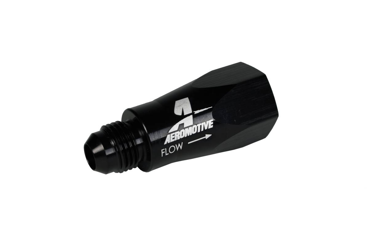 Aeromotive - Aeromotive In-Line Full Flow Check Valve (Male -6 AN inlet Female -6 AN outlet) - 15106 - Image 1