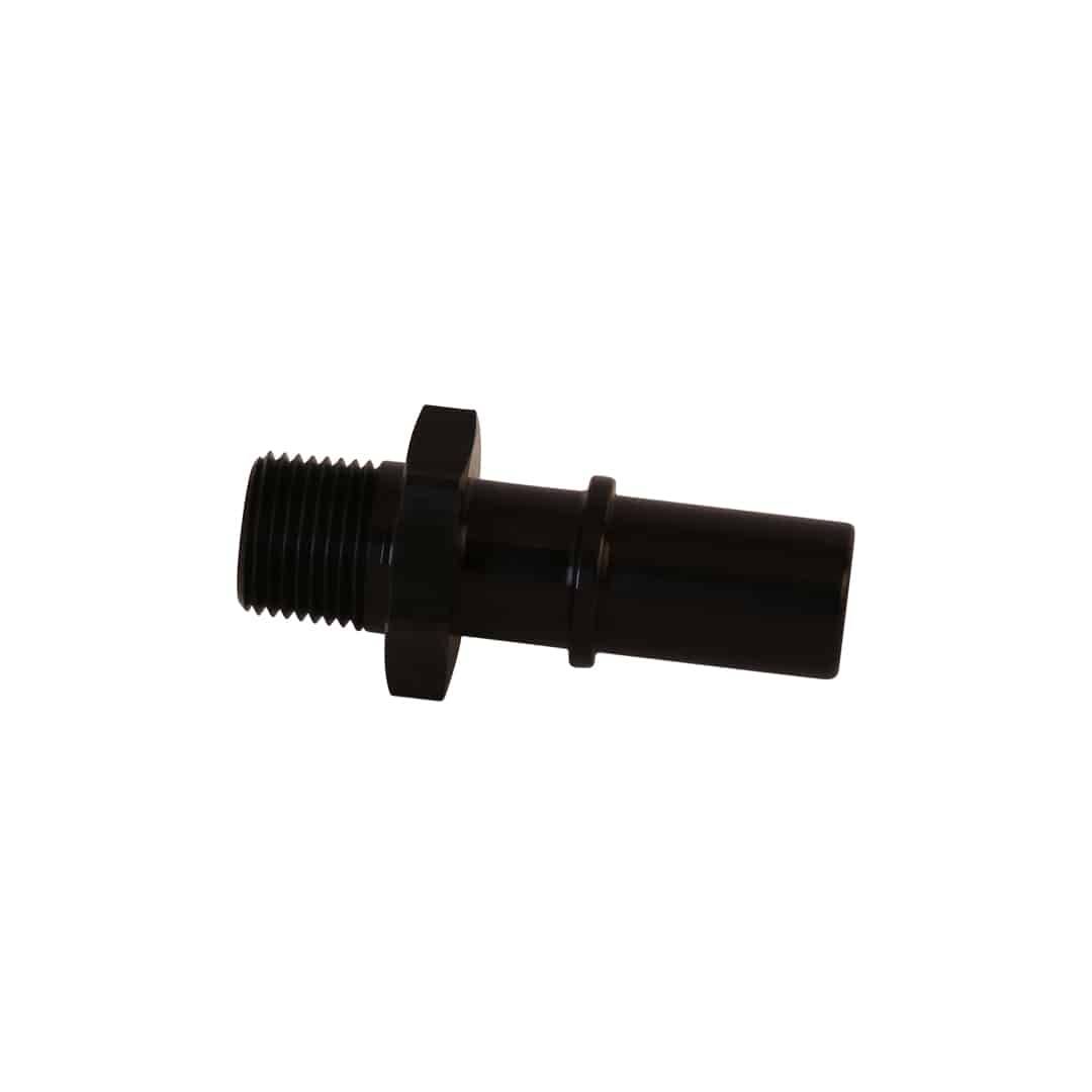 Aeromotive - Aeromotive Port Adapter 3/8" NPT Male to 5/8" Male Quick Connect Adapter - 15140 - Image 1