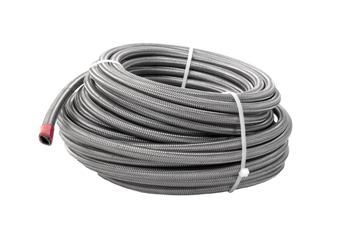 Aeromotive - Aeromotive Hose Fuel PTFE Stainless Steel Braided AN-06 x 4' - 15301 - Image 1