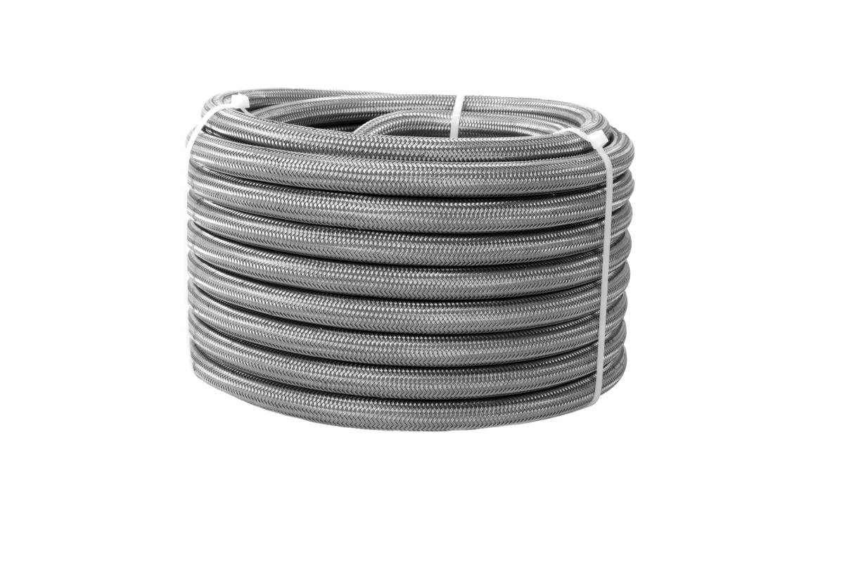 Aeromotive - Aeromotive Hose Fuel PTFE Stainless Steel Braided AN-10 x 8' - 15308 - Image 1