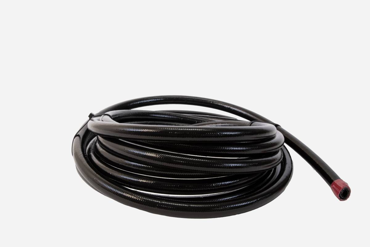 Aeromotive - Aeromotive Hose Fuel PTFE Stainless Steel Braided Black Jacketed  AN-10 x 4' - 15327 - Image 1