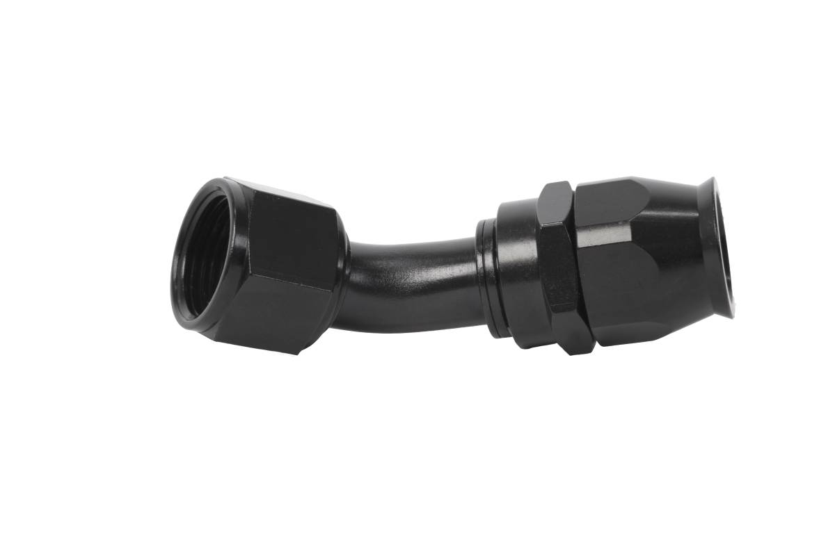 Aeromotive - Aeromotive Hose End PTFE AN-12 45 Degree Black Anodized - 15360 - Image 1