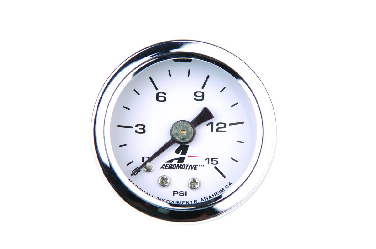 Aeromotive - Aeromotive 0 to 15 psi Fuel Pressure Gauge - Image 1