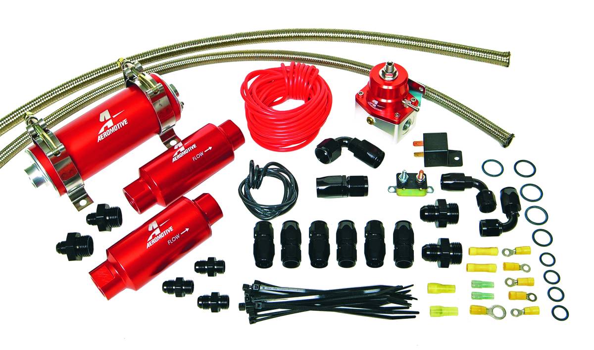 Aeromotive - Aeromotive 700 HP EFI Fuel System includes:  (11106 pump 13109 regulator fittings and o-rings) - 17136 - Image 1