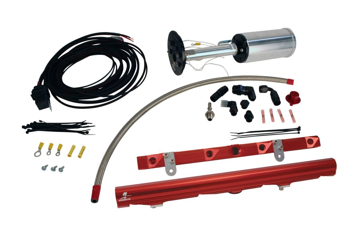 Aeromotive - Aeromotive System C6 Corvette 18671 Eliminator 14114 LS-2 Rails 16307 Wire Kit & Misc. Fittings - 17182 - Image 1