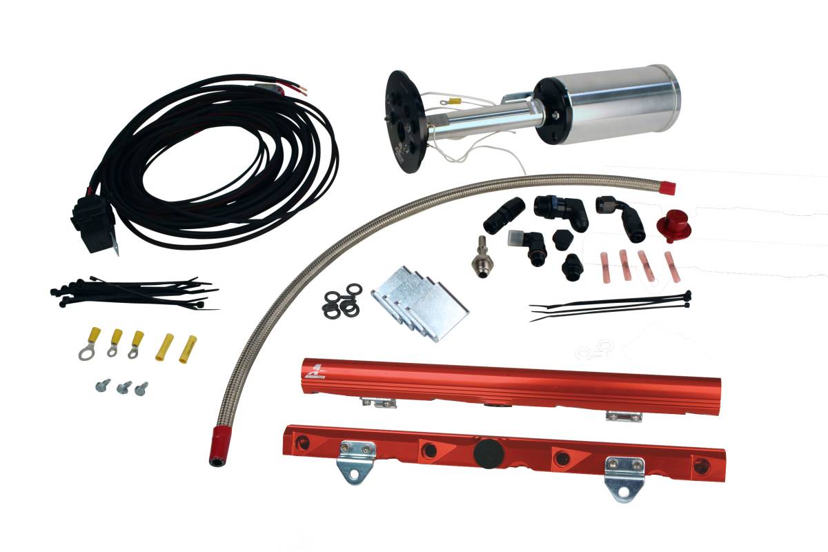 Aeromotive - Aeromotive System C6 Corvette 18671 Eliminator 14142 LS-7 Rails 16307 Wire Kit & Misc. Fittings - 17186 - Image 1