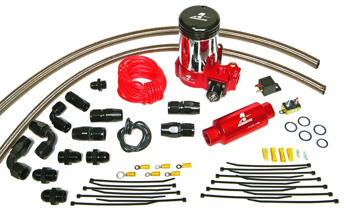 Aeromotive - Aeromotive A2000 Drag Race Pump Only Kit Includes: (lines fittings hose ends and 11202 pump) - 17202 - Image 1