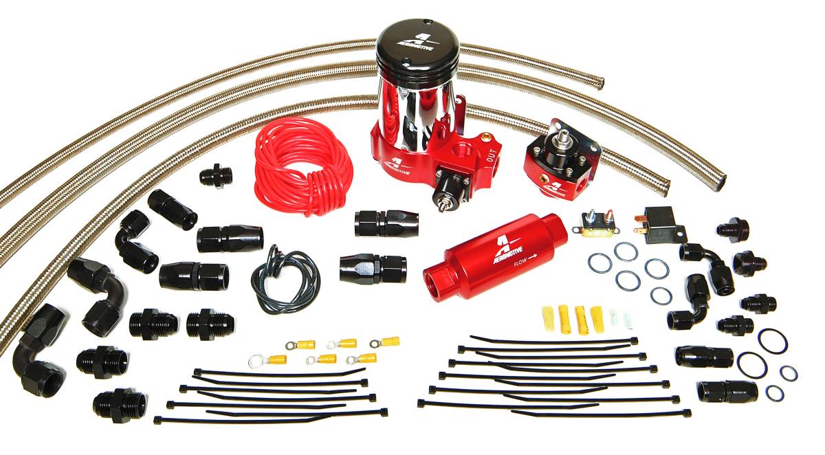 Aeromotive - Aeromotive A2000 Single Carb Complete In-Line Drag Race Fuel System - Image 1