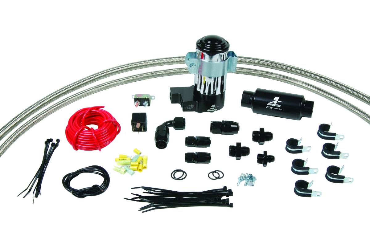 Aeromotive - Aeromotive Complete HO Series Fuel System Includes: (11219 pump filters lines fittings etc.) - 17245 - Image 1