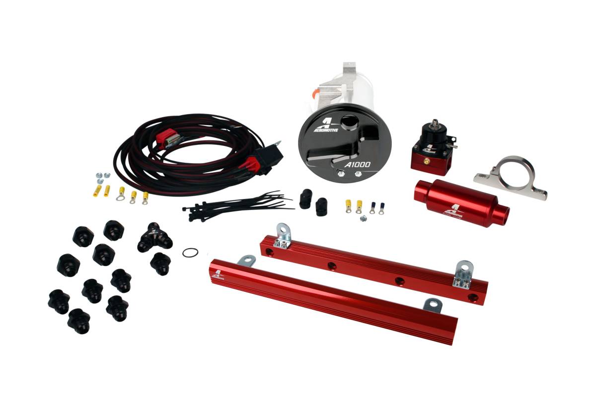 Aeromotive - Aeromotive System 05-09 Mustang GT 18676 A1000 14144 5.4L Rails 16307 Wire Kit & Misc. Fittings - 17304 - Image 1