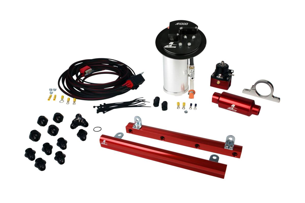 Aeromotive - Aeromotive System 10-13 Mustang GT 18694 A1000 14144 5.4L Rails 16307 Wire Kit & Misc. Fittings - 17320 - Image 1