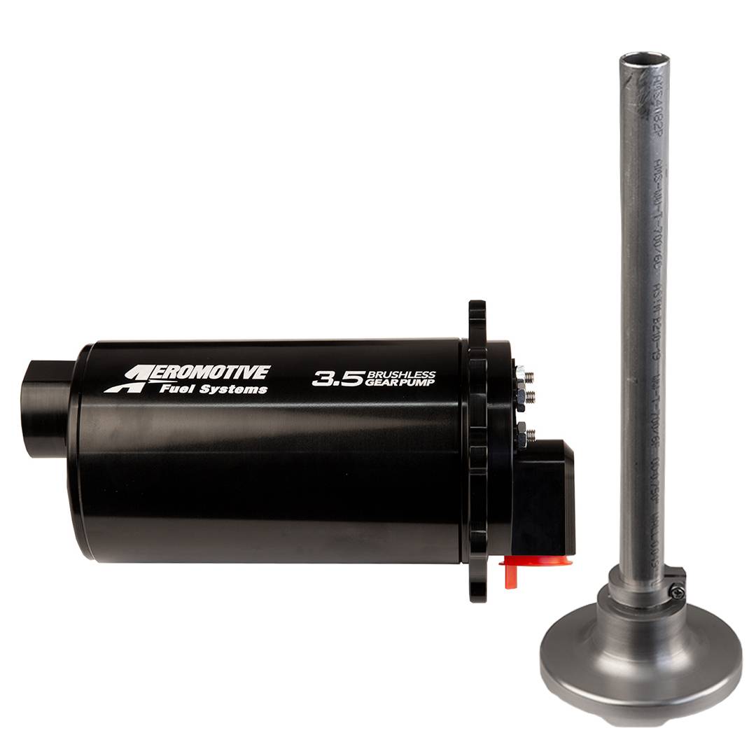 Aeromotive - Aeromotive 3.5 GPM Brushless In-Tank Fuel Pump with True Variable Speed Controller - 90 Degree Outlet - Image 1