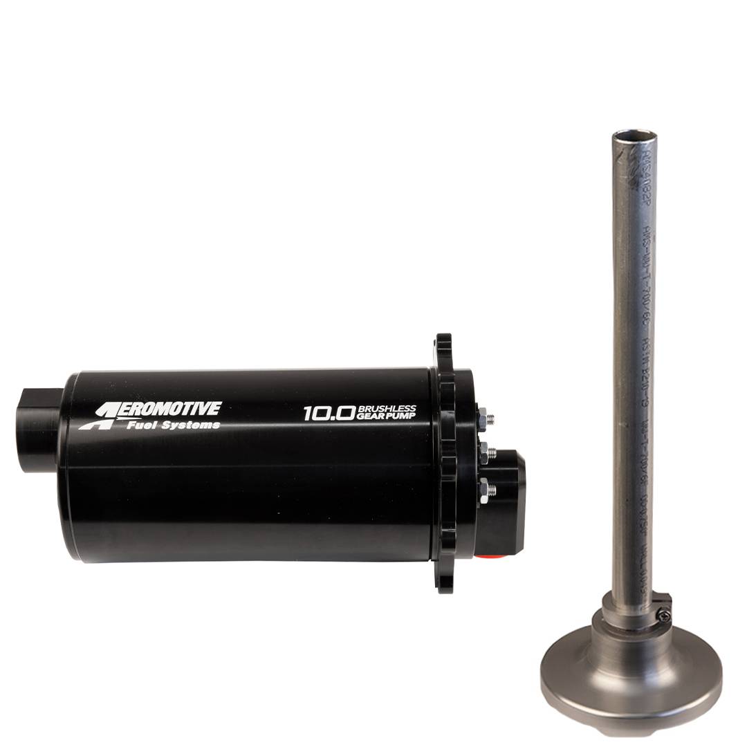 Aeromotive - Aeromotive 10 GPM Brushless Fuel Pump with Fuel Cell Pickup - 90 Degree Outlet - Image 1