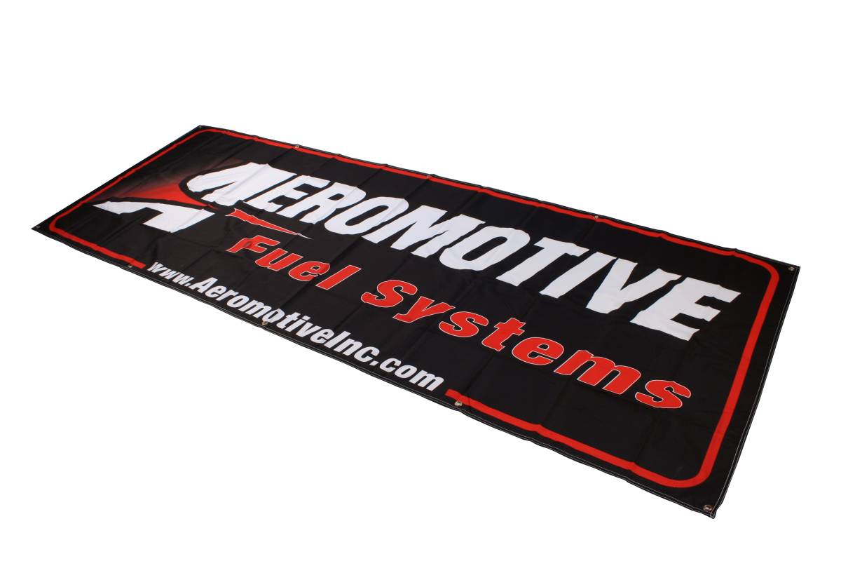 Aeromotive - Aeromotive Banner - 32" x 92" Cloth with Metal Eyelets - 95012 - Image 1