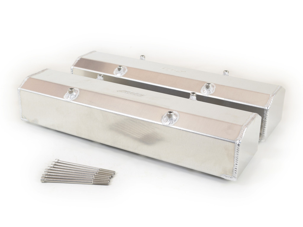 Canton Racing Products - Canton Chevy SBC Fabricated Aluminum Valve Covers - Image 1