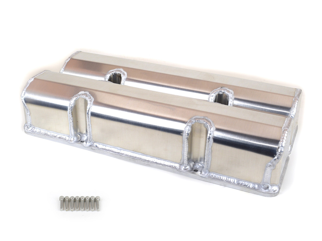 Canton Racing Products - Canton Chevy SBC Laser Cut Rail Aluminum Valve Covers - Image 1