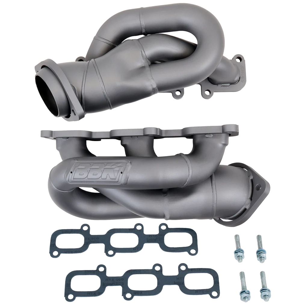 BBK Performance - Ford Mustang 2011-2017 3.7L V6 BBK Performance Titanium Ceramic Shorty Headers 1-5/8" - Image 1