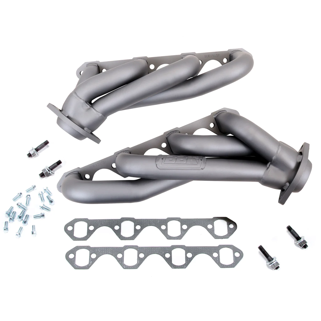 BBK Performance - Ford Mustang 1986-1993 5.0L 302 BBK Performance Titanium Ceramic Shorty Headers 1-5/8" - Image 1