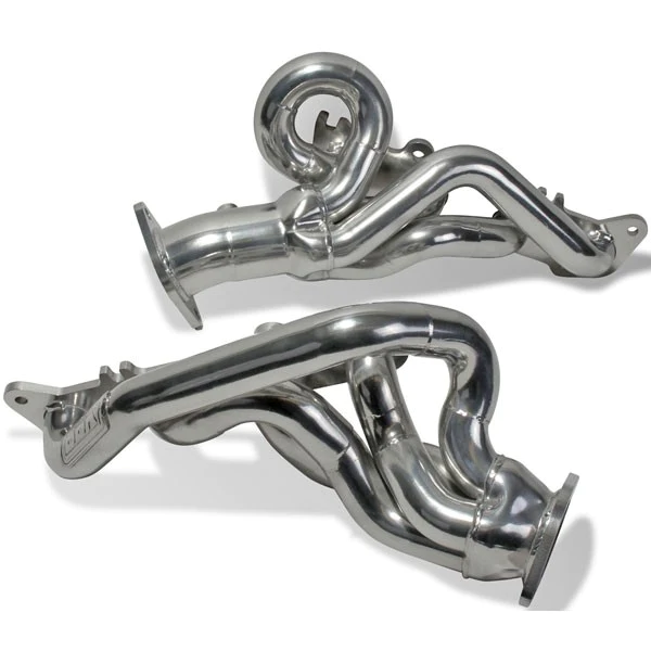 BBK Performance - Ford Mustang 2015-2017 5.0L V8 BBK Performance Polished Silver Ceramic Shorty Headers 1-3/4" - Image 1