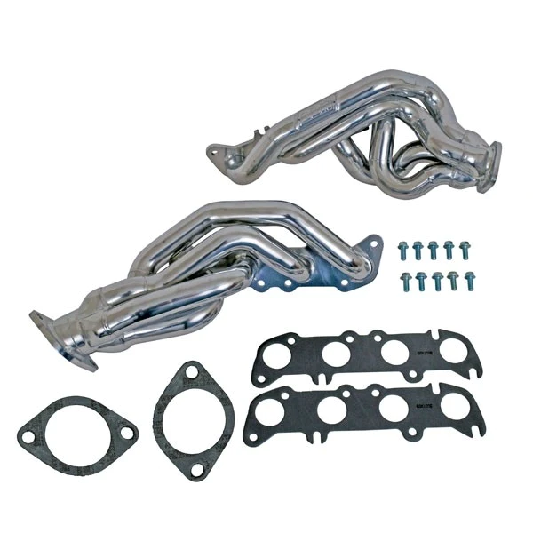 BBK Performance - Ford Mustang GT 2011-2014 V8 BBK Performance Polished Silver Shorty Headers 1-3/4" - Image 1