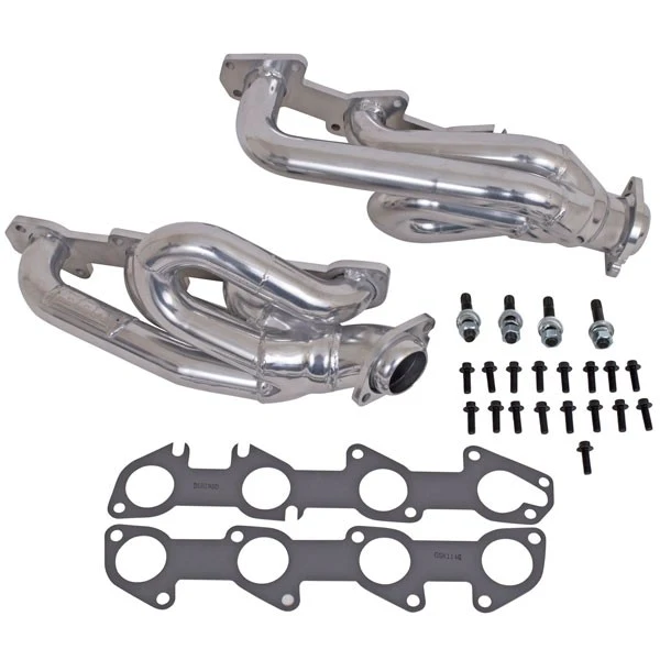 BBK Performance - Dodge Ram 1500 5.7L Hemi 2003-2008 BBK Performance Polished Silver Ceramic Shorty Headers 1-3/4" - Image 1