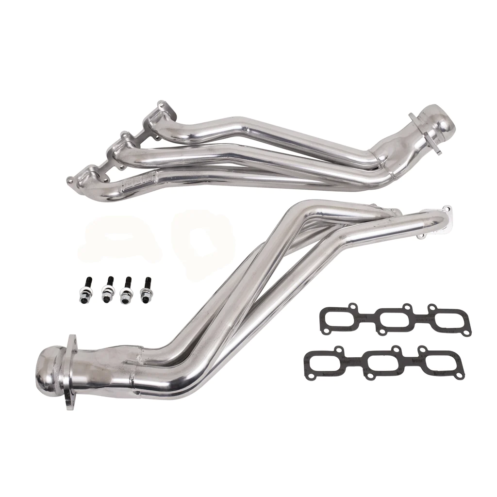 BBK Performance - Ford Mustang 2011-2017 V6 3.7L BBK Performance Polished Silver Ceramic Long Tube Headers 1-3/4" - Image 1