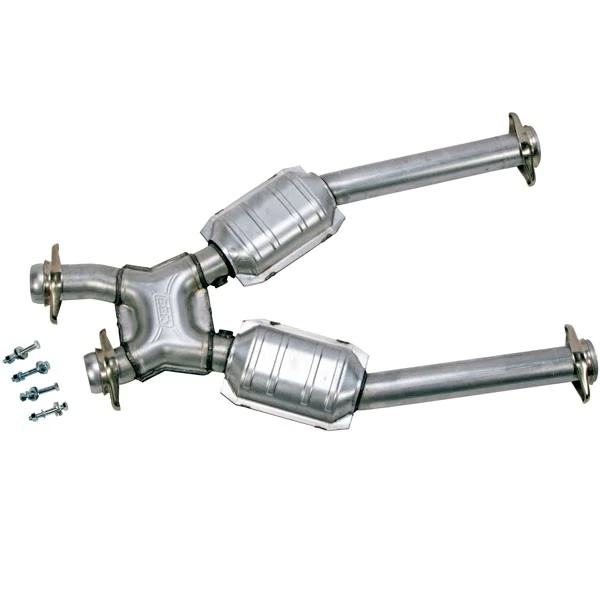 BBK Performance - Ford Mustang 1996-2004 4.6L High Flow Catted X-Pipe 2-1/2" - Image 1