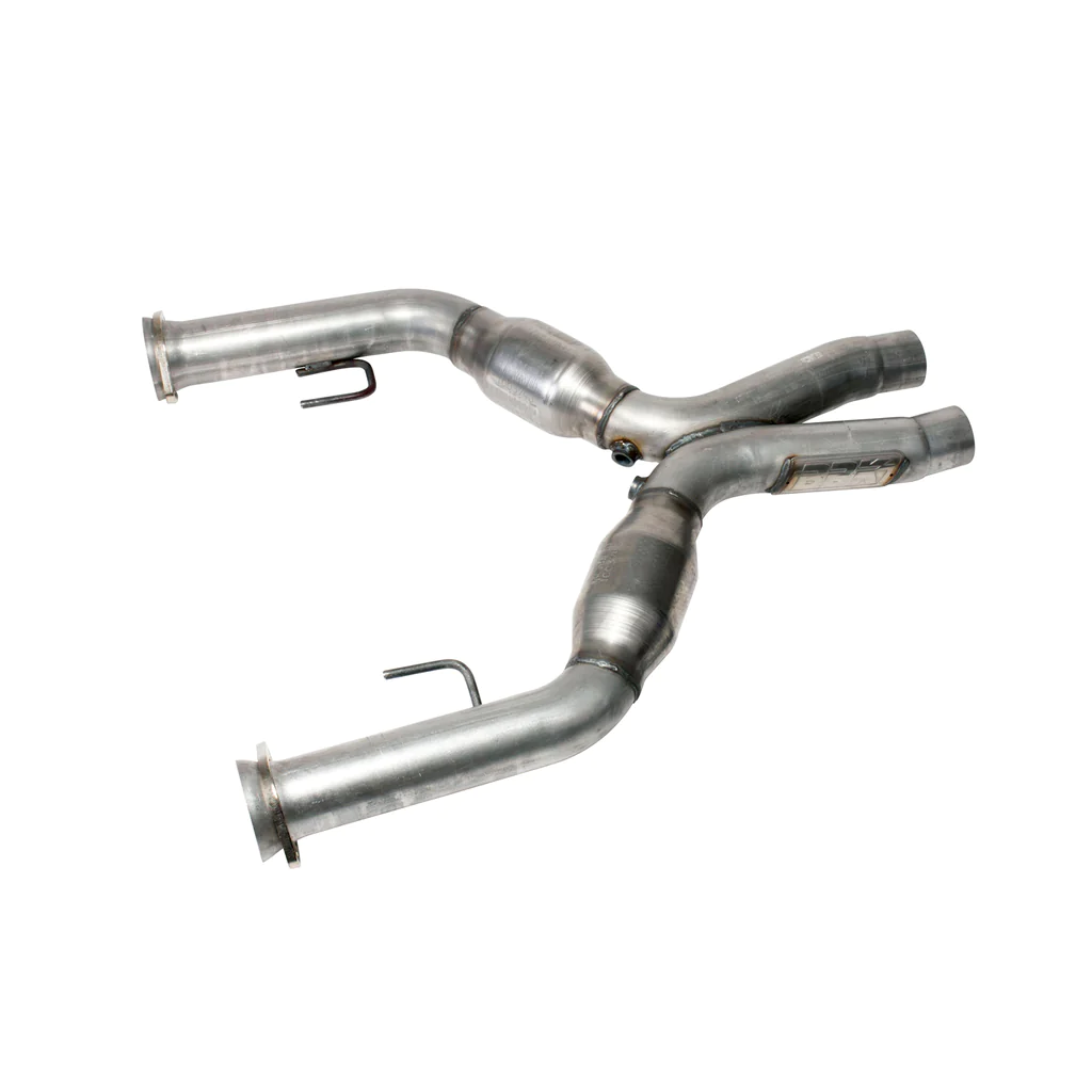 BBK Performance - Ford Mustang 2005-2010 4.6L High Flow Catted X-Pipe 2-3/4" - Image 1