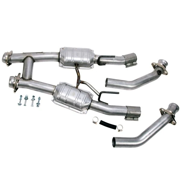 BBK Performance - Ford Mustang 5.0L 1986-1993 High Flow Catted H-Pipe 2-1/2" - Image 1