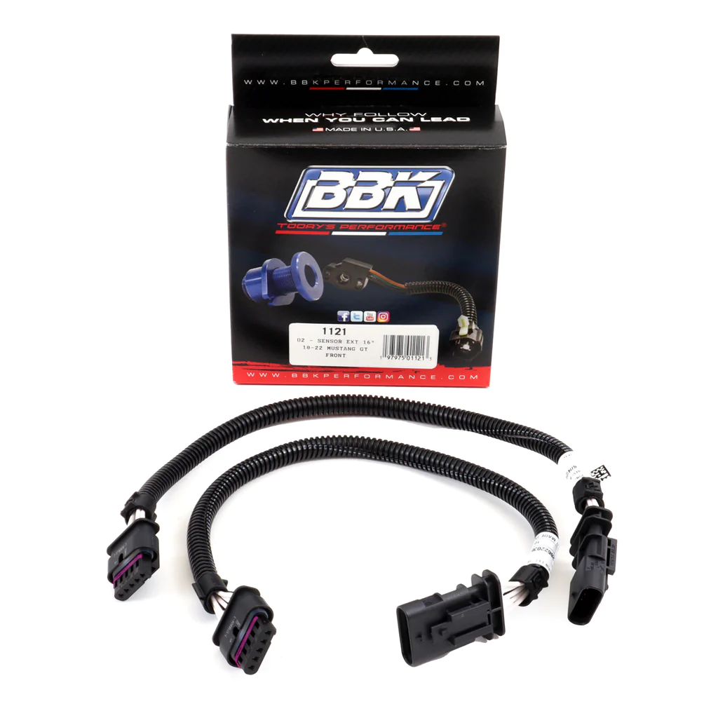 BBK Performance - Ford Mustang 5.0L 2018-2023 Front or Rear O2 Sensor Extensions - 16" Long - Image 1