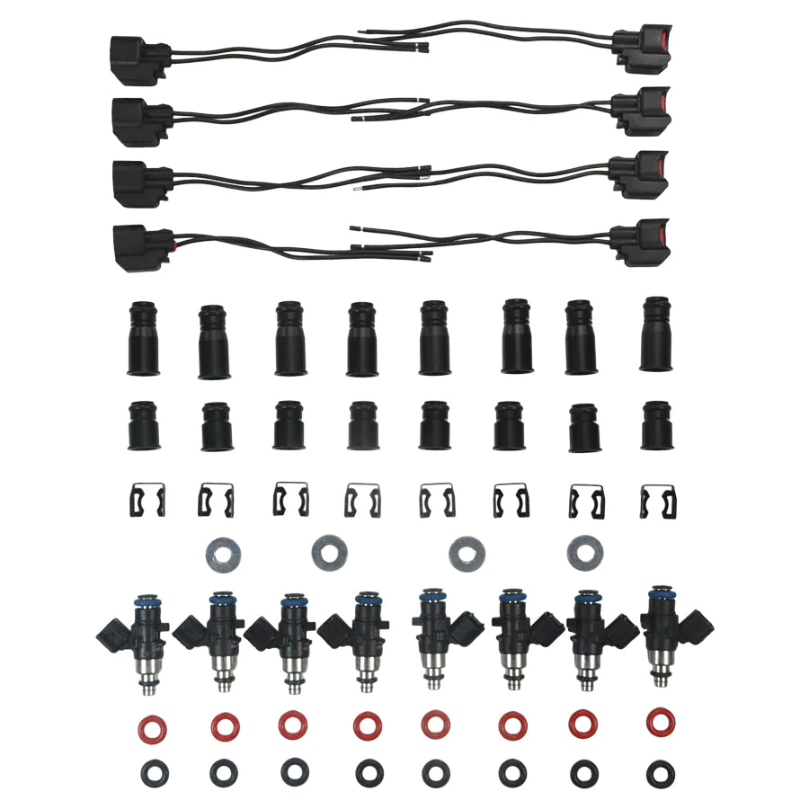 DeatschWerks - LS 550cc DeatschWerks Fuel Injectors Kit - Will Fit Any LS Rail, Manifold & Engine - Image 1