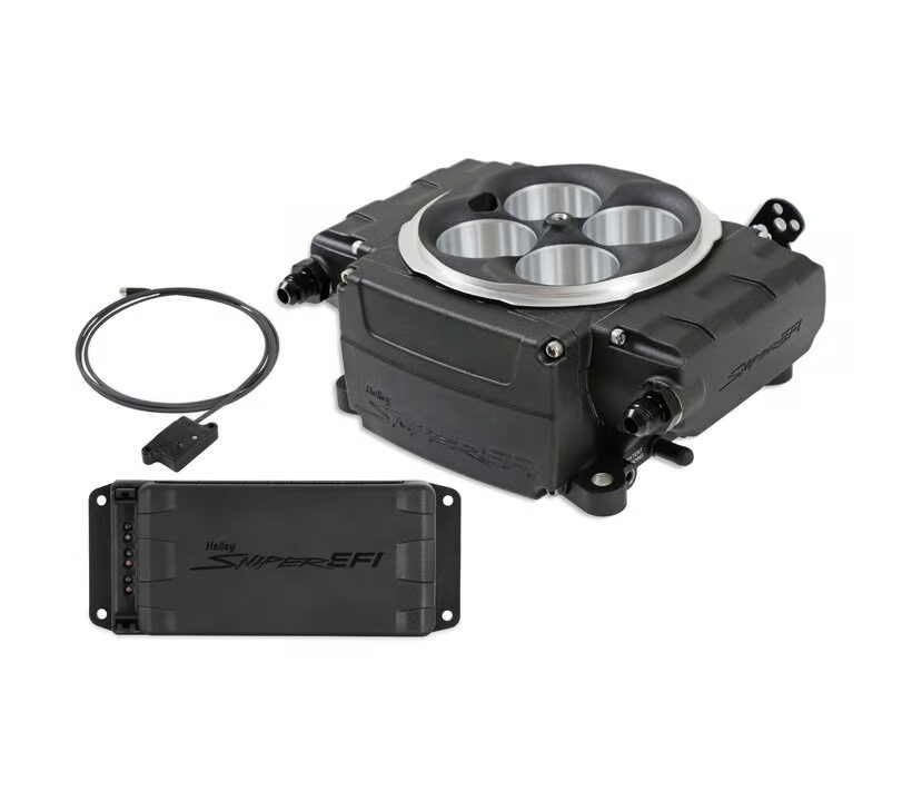 Holley - Holley Sniper 2 EFI 4BBL Throttle Body Fuel Injection Kit W/ Bluetooth Module & PDM - Black - Image 1