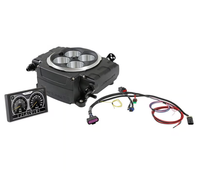 Holley - Holley Sniper 2 EFI 4BBL Throttle Body Fuel Injection Kit W/ 5" Handheld - Black - Image 1