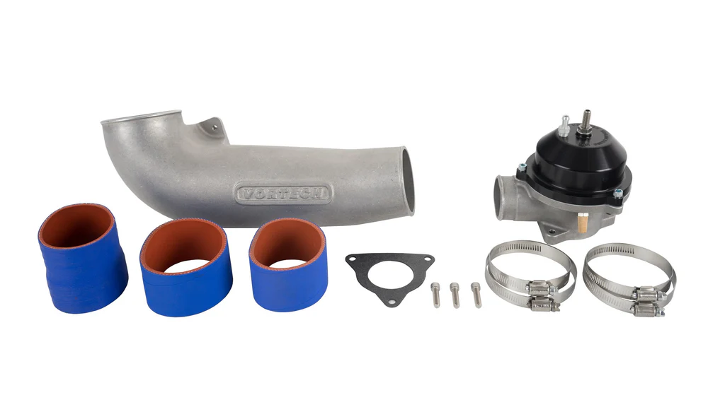 Vortech Superchargers - Vortech Race Discharge Assembly For 1986-1993 Ford Mustang 5.0L - Satin - Image 1