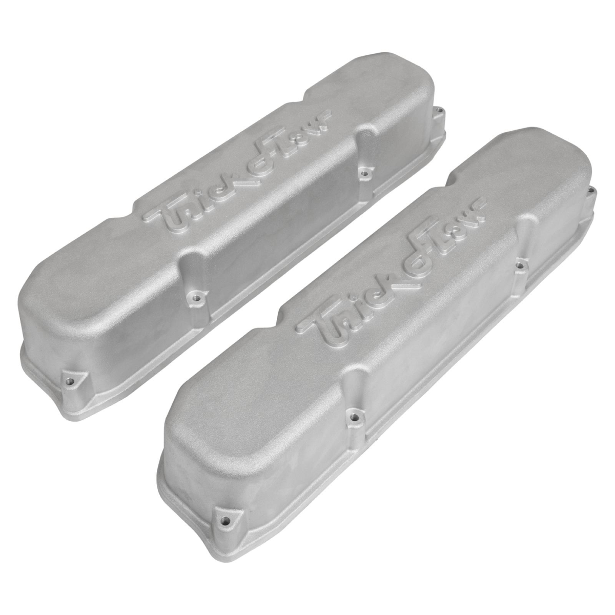 Trickflow - Trickflow BBM Cast Aluminum 3.688" Tall Valve Covers - Raw Aluminum - Image 1