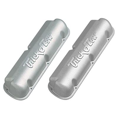 Trickflow - Trickflow SBF Cast Aluminum Stock Height Valve Covers - Raw Aluminum - Image 1