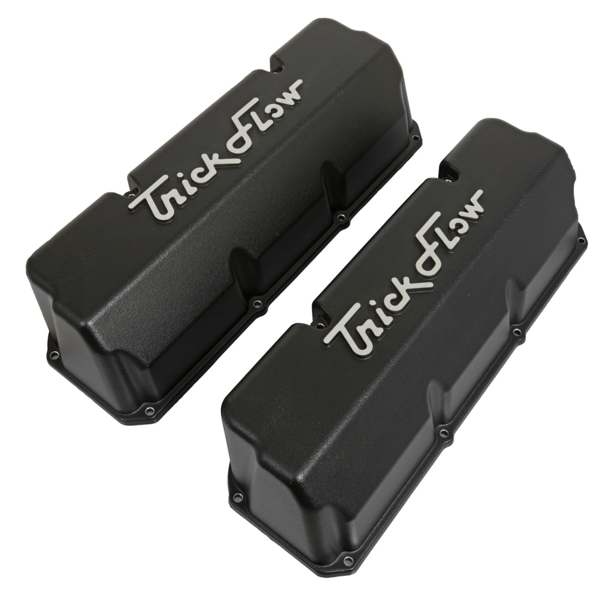 Trickflow - Trickflow Ford 351C, 351M, 400M & Clevor Cast Aluminum Tall Valve Covers - Black - Image 1