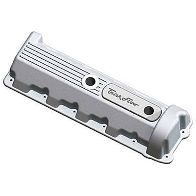 Trickflow - Trickflow Ford 4.6L/5.4L Cast Aluminum 11-Bolt Valve Covers - Raw Aluminum - Image 1