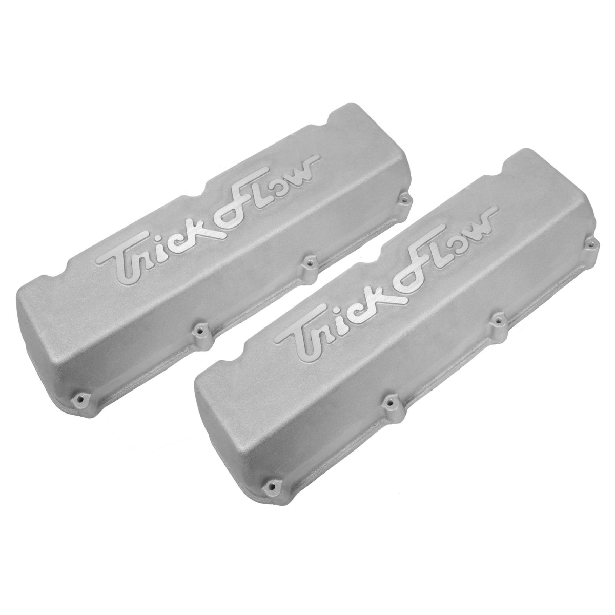 Trickflow - Trickflow Ford BBF 429/460 Cast Aluminum 4 5/8" Tall Valve Covers - Raw Aluminum - Image 1