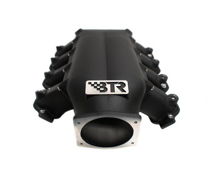 Brian Tooley Racing - BTR LT4 Trinity Cast Aluminum Intake Manifold W/ Injector Holes - Black Finish - Image 1