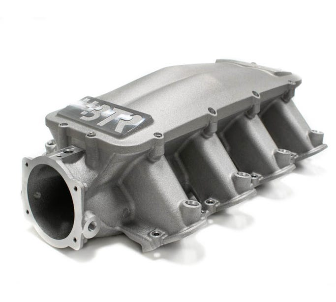 Brian Tooley Racing - BTR LS Equalizer 3 Cast Aluminum Intake Manifolds for GM Rectangle Port Heads - Natural Finish - Image 1