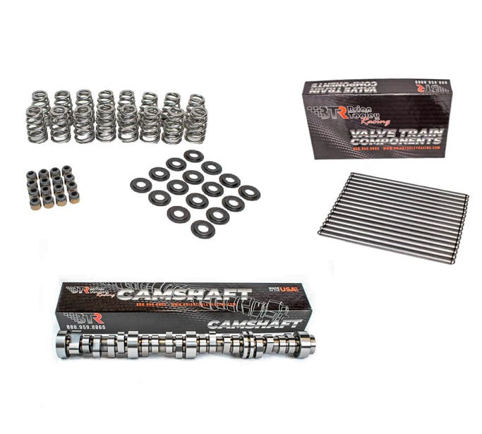 Brian Tooley Racing - BTR LS Stage 1 Camshaft W/ Valve Train Components For LS Trucks - Square Port - Image 1