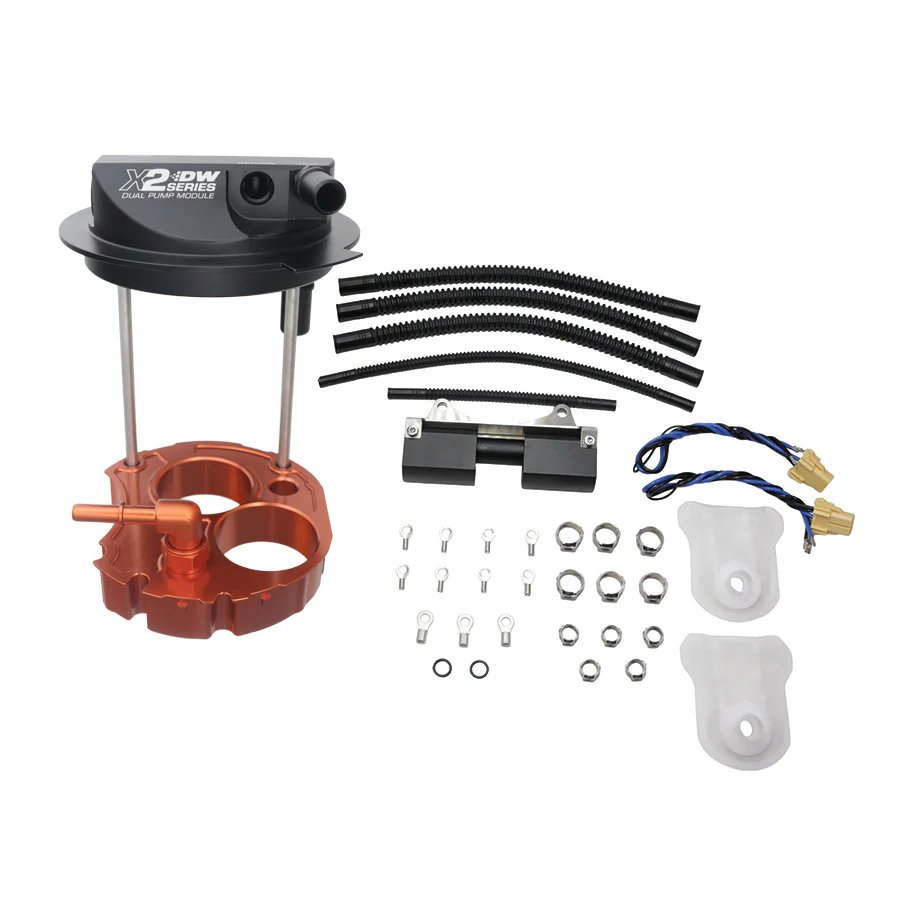 DeatschWerks - Dual DW400 Fuel Pump Setup DeatschWerks Drop-In Module For 16-19 Chevy Camaro SS/ZL1, Cadillac CTS-V - No Fuel Pumps Included - Image 1