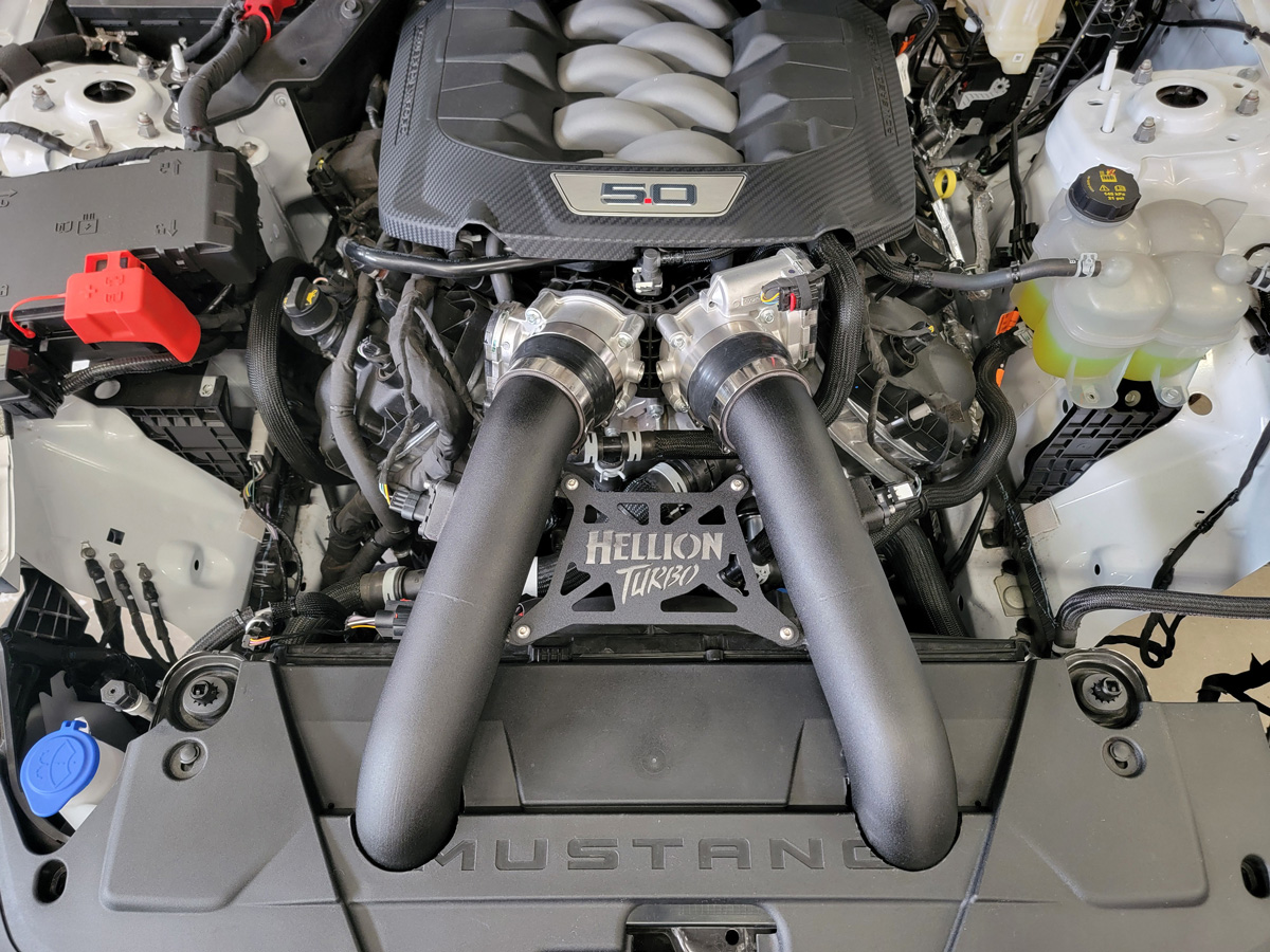 Hellion Turbo - Ford Mustang GT / DH 2024+ Hellion Twin 62mm Turbo Intercooled Sleeper Kit - Image 1