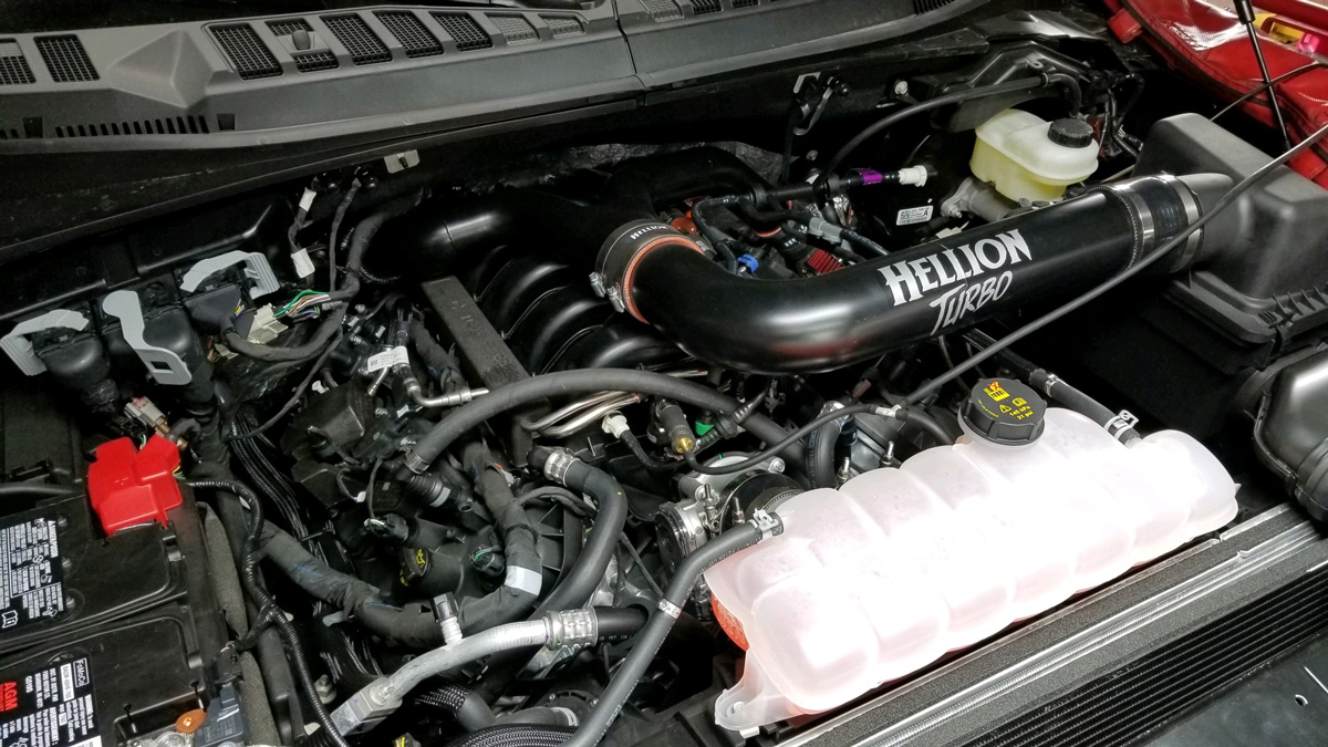 Hellion Turbo - Ford F-150 5.0L 2015-2023 Hellion Twin Hellion 62mm Turbos Intercooled Race Kit - Image 1