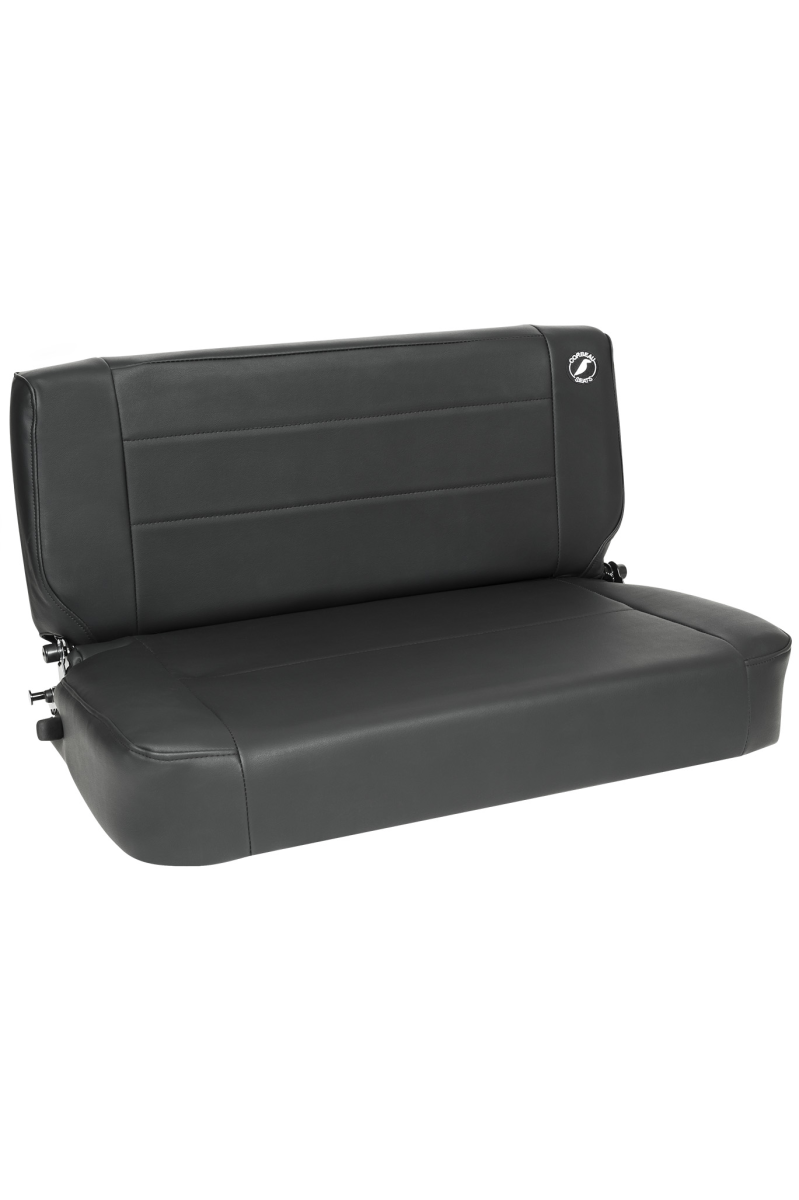 Corbeau-Blem - Blemished Corbeau Safari Black Vinyl Bench Seat - Single - Image 1